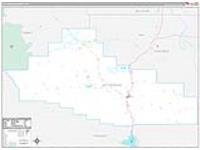 Hot Springs, Wy Wall Map Zip Code